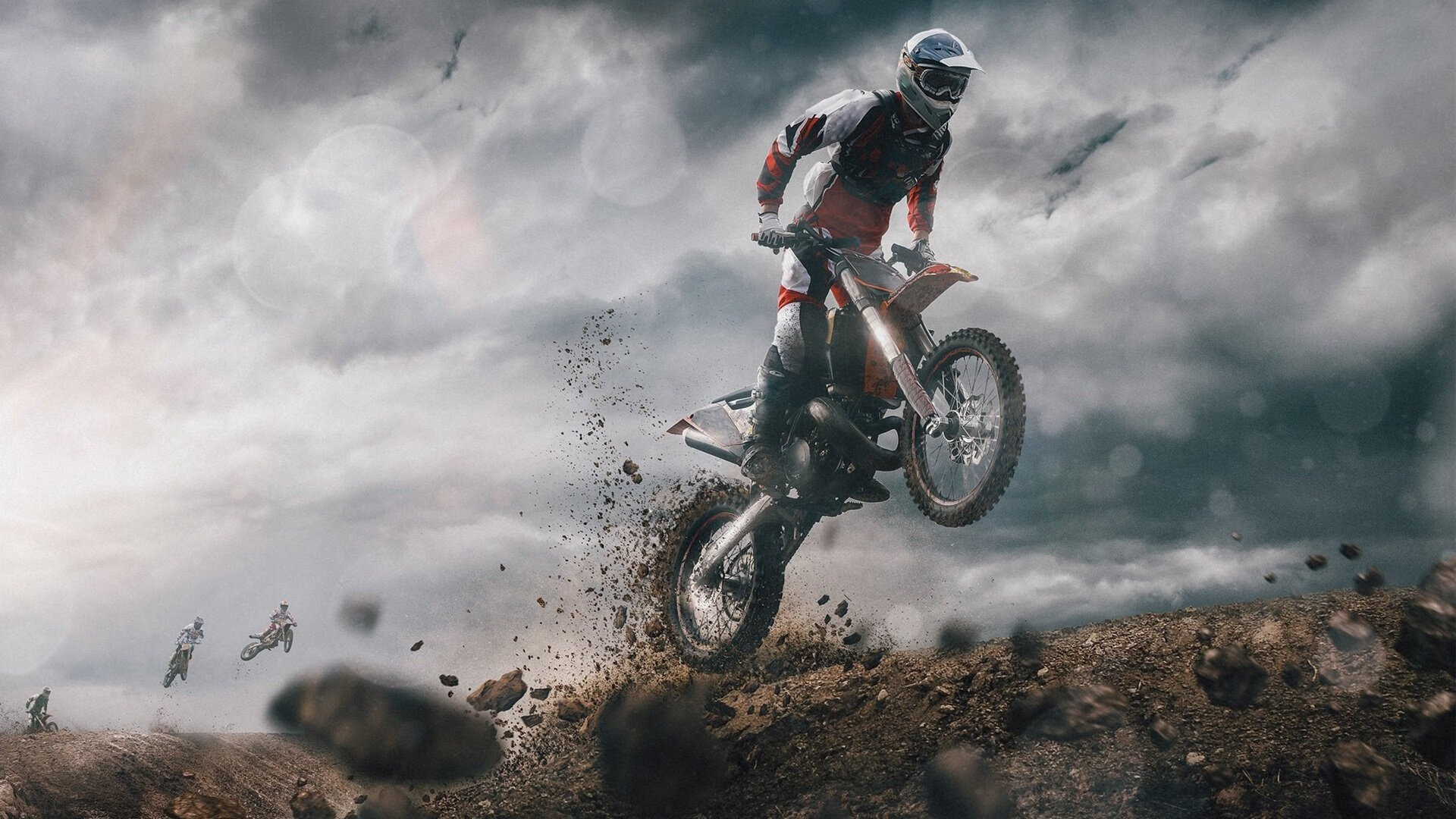 夜空星光下的天文体育夜跑